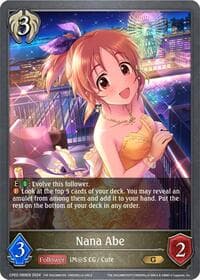 Nana Abe - CP02: THE IDOLM@STER CINDERELLA GIRLS - Shadowverse: Evolve card