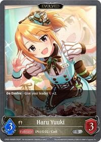 Haru Yuuki (Evolved) - CP02: THE IDOLM@STER CINDERELLA GIRLS - Shadowverse: Evolve card