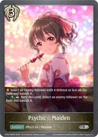 PsychicMaiden - CP02: THE IDOLM@STER CINDERELLA GIRLS - Shadowverse: Evolve card