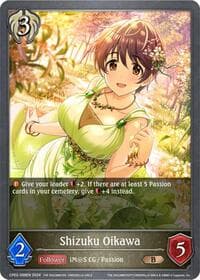 Shizuku Oikawa - CP02: THE IDOLM@STER CINDERELLA GIRLS - Shadowverse: Evolve card