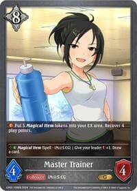 Master Trainer - CP02: THE IDOLM@STER CINDERELLA GIRLS - Shadowverse: Evolve card