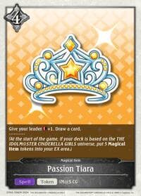 Passion Tiara - CP02: THE IDOLM@STER CINDERELLA GIRLS - Shadowverse: Evolve card