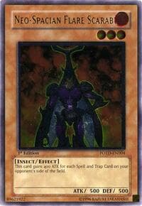 Neo-Spacian Flare Scarab (UTR) - Power of the Duelist - YuGiOh card
