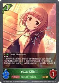 Yuzu Kitami - P01EN (Foil) - CP02: THE IDOLM@STER CINDERELLA GIRLS - Shadowverse: Evolve card