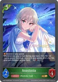 Anastasia - P03EN (Foil) - CP02: THE IDOLM@STER CINDERELLA GIRLS - Shadowverse: Evolve card