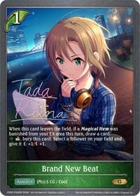 Brand New Beat - P04EN (Foil) - CP02: THE IDOLM@STER CINDERELLA GIRLS - Shadowverse: Evolve card