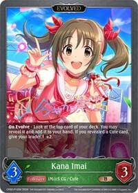Kana Imai (Evolved) - P12EN (Foil) - CP02: THE IDOLM@STER CINDERELLA GIRLS - Shadowverse: Evolve card