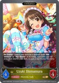 Uzuki Shimamura (Evolved) - P18EN (Foil) - CP02: THE IDOLM@STER CINDERELLA GIRLS - Shadowverse: Evolve card
