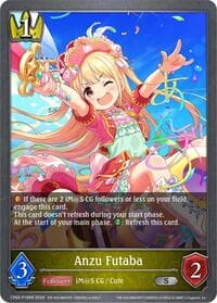 Anzu Futaba - P19EN (Foil) - CP02: THE IDOLM@STER CINDERELLA GIRLS - Shadowverse: Evolve card