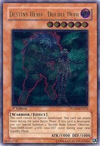 Destiny Hero - Double Dude (UTR) - Power of the Duelist - YuGiOh card