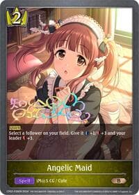 Angelic Maid - P28EN (Foil) - CP02: THE IDOLM@STER CINDERELLA GIRLS - Shadowverse: Evolve card
