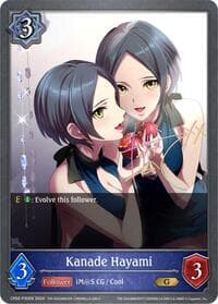 Kanade Hayami - P30EN (Foil) - CP02: THE IDOLM@STER CINDERELLA GIRLS - Shadowverse: Evolve card