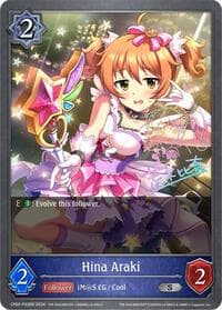 Hina Araki - P33EN (Foil) - CP02: THE IDOLM@STER CINDERELLA GIRLS - Shadowverse: Evolve card