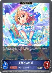 Hina Araki (Evolved) - P34EN (Foil) - CP02: THE IDOLM@STER CINDERELLA GIRLS - Shadowverse: Evolve card