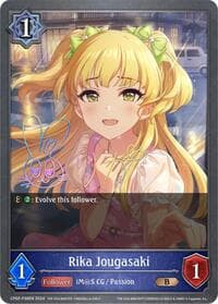Rika Jougasaki - P38EN (Foil) - CP02: THE IDOLM@STER CINDERELLA GIRLS - Shadowverse: Evolve card
