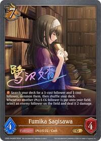 Fumika Sagisawa - P43EN (Foil) - CP02: THE IDOLM@STER CINDERELLA GIRLS - Shadowverse: Evolve card