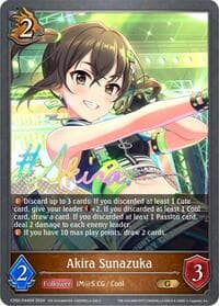 Akira Sunazuka - P44EN (Foil) - CP02: THE IDOLM@STER CINDERELLA GIRLS - Shadowverse: Evolve card