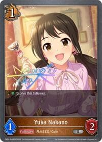 Yuka Nakano - P48EN (Foil) - CP02: THE IDOLM@STER CINDERELLA GIRLS - Shadowverse: Evolve card