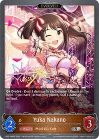Yuka Nakano (Evolved) - P49EN (Foil) - CP02: THE IDOLM@STER CINDERELLA GIRLS - Shadowverse: Evolve card