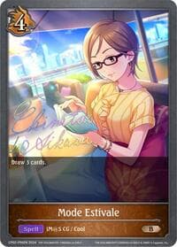 Mode Estivale - P56EN (Foil) - CP02: THE IDOLM@STER CINDERELLA GIRLS - Shadowverse: Evolve card