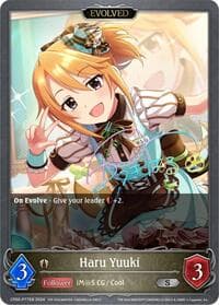 Haru Yuuki (Evolved) - P77EN (Foil) - CP02: THE IDOLM@STER CINDERELLA GIRLS - Shadowverse: Evolve card