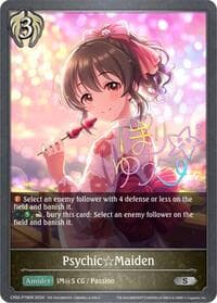 PsychicMaiden - P78EN (Foil) - CP02: THE IDOLM@STER CINDERELLA GIRLS - Shadowverse: Evolve card