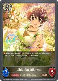 Shizuku Oikawa - P80EN (Foil) - CP02: THE IDOLM@STER CINDERELLA GIRLS - Shadowverse: Evolve card