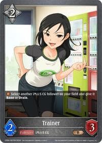 Trainer - P87EN (Foil) - CP02: THE IDOLM@STER CINDERELLA GIRLS - Shadowverse: Evolve card
