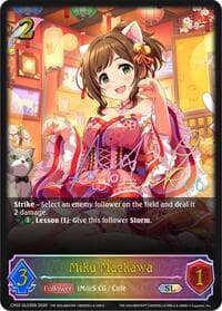 Miku Maekawa (SL) - CP02: THE IDOLM@STER CINDERELLA GIRLS - Shadowverse: Evolve card