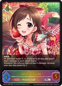 Akari Tsujino (SL) - CP02: THE IDOLM@STER CINDERELLA GIRLS - Shadowverse: Evolve card