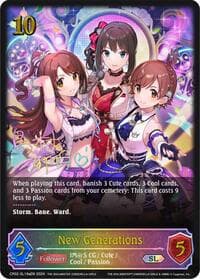 New Generations (a) (SL) - CP02: THE IDOLM@STER CINDERELLA GIRLS - Shadowverse: Evolve card