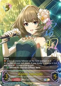 Kaede Takagaki (U) - CP02: THE IDOLM@STER CINDERELLA GIRLS - Shadowverse: Evolve card