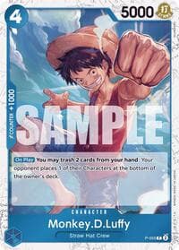 Monkey.D.Luffy (P-055) (Jolly Roger Foil) - Premium Booster -The Best- - One Piece Card Game card