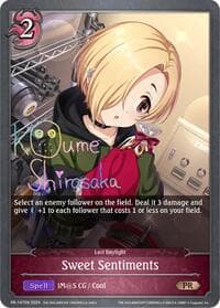 Sweet Sentiments - Shadowverse: Evolve Promo Cards - Shadowverse: Evolve card