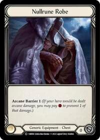 Nullrune Robe - Historic Pack 1 Blitz Deck: Bravo - Flesh and Blood TCG card
