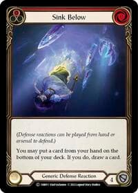 Sink Below (Red) - Historic Pack 1 Blitz Deck: Bravo - Flesh and Blood TCG card