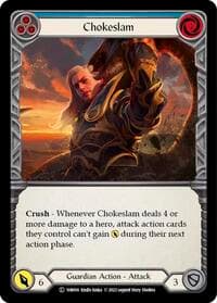 Chokeslam (Blue) - Historic Pack 1 Blitz Deck: Bravo - Flesh and Blood TCG card