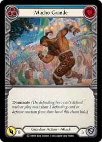 Macho Grande (Blue) - Historic Pack 1 Blitz Deck: Bravo - Flesh and Blood TCG card
