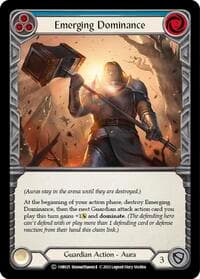 Emerging Dominance (Blue) - Historic Pack 1 Blitz Deck: Bravo - Flesh and Blood TCG card