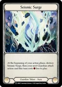 Seismic Surge - Historic Pack 1 Blitz Deck: Bravo - Flesh and Blood TCG card