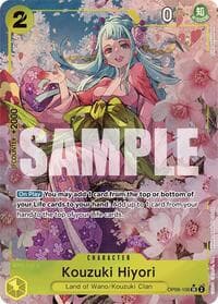 Kouzuki Hiyori (Alternate Art) - Premium Booster -The Best- - One Piece Card Game card