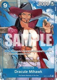 Dracule Mihawk (OP01-070) (Alternate Art) - Premium Booster -The Best- - One Piece Card Game card