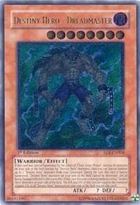 Destiny Hero - Dreadmaster (UTR) - Enemy of Justice - YuGiOh card