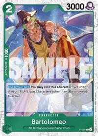 Bartolomeo (P-029) (Jolly Roger Foil) - Premium Booster -The Best- - One Piece Card Game card
