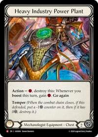 Heavy Industry Power Plant - Armory Deck: Dash - Flesh and Blood TCG card