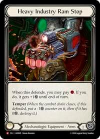 Heavy Industry Ram Stop - Armory Deck: Dash - Flesh and Blood TCG card