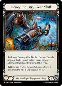 Heavy Industry Gear Shift - Armory Deck: Dash - Flesh and Blood TCG card