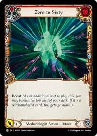 Zero to Sixty (Red) - Armory Deck: Dash - Flesh and Blood TCG card