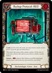 Backup Protocol: RED (Red) - Armory Deck: Dash - Flesh and Blood TCG card