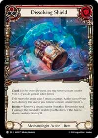 Dissolving Shield (Red) - Armory Deck: Dash - Flesh and Blood TCG card